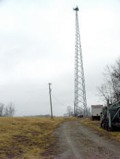 Cell tower in Jackson County, Ohio.